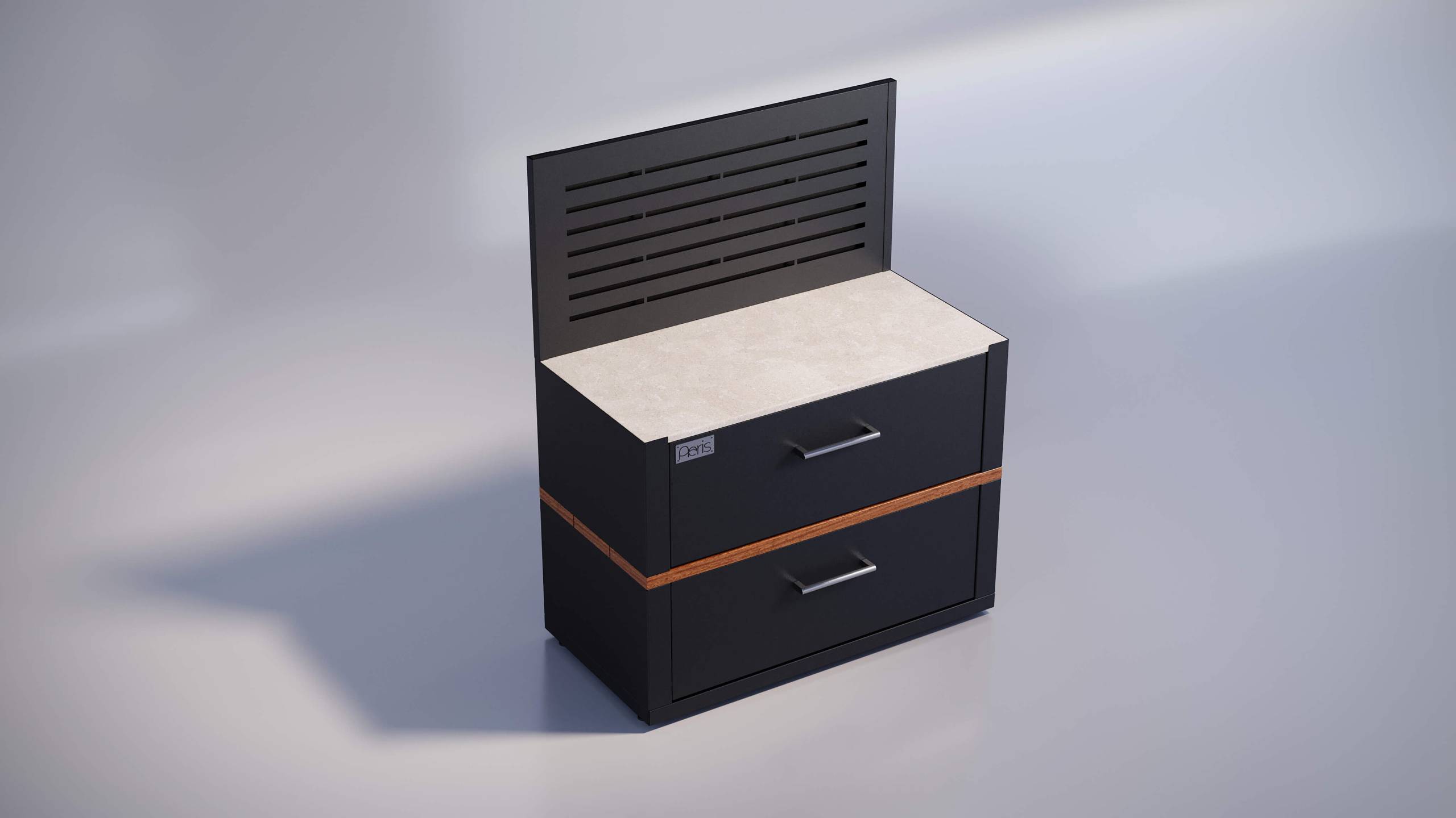 Slat Craft Cabinet